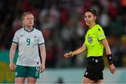 30 May 2025; Referee Kristina Georgieva during the UEFA Women's Nations League, League B match between Türkiye and Republic of Ireland at Esenler Stadium in Istanbul, Türkiye.  Photo by Stephen McCarthy/Sportsfile