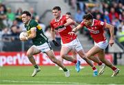 31 May 2025; Paudie Clifford of Kerry in action against Paul Walsh of Cork during the GAA Football All-Ireland Senior Championship Round 2 match between Cork and Kerry at SuperValu Páirc Uí Chaoimh in Cork. Photo by David Fitzgerald/Sportsfile