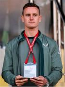 30 May 2025; Republic of Ireland's STATSports analyst Ronan Molloy before the UEFA Women's Nations League, League B match between Türkiye and Republic of Ireland at Esenler Stadium in Istanbul, Türkiye. Photo by Stephen McCarthy/Sportsfile