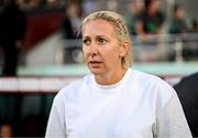 30 May 2025; Republic of Ireland head coach Carla Ward before the UEFA Women's Nations League, League B match between Türkiye and Republic of Ireland at Esenler Stadium in Istanbul, Türkiye. Photo by Stephen McCarthy/Sportsfile