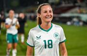 30 May 2025; Kyra Carusa of Republic of Ireland after the UEFA Women's Nations League, League B match between Türkiye and Republic of Ireland at Esenler Stadium in Istanbul, Türkiye. Photo by Stephen McCarthy/Sportsfile