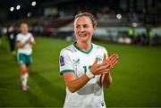 30 May 2025; Kyra Carusa of Republic of Ireland after the UEFA Women's Nations League, League B match between Türkiye and Republic of Ireland at Esenler Stadium in Istanbul, Türkiye. Photo by Stephen McCarthy/Sportsfile
