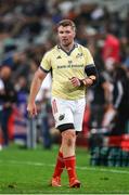31 May 2025; Peter O’Mahony of Munster warms up before the United Rugby Championship quarter-final match between Hollywoodbets Sharks and Munster at Kings Park Stadium in Durban, South Africa. Photo by Shaun Roy/Sportsfile