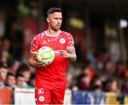 30 May 2025; John O'Sullivan of Shelbourne during the SSE Airtricity Men's Premier Division match between Cork City and Shelbourne at Turner's Cross in Cork. Photo by Michael P Ryan/Sportsfile