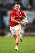31 May 2025; Calvin Nash of Munster in action during the United Rugby Championship quarter-final match between Hollywoodbets Sharks and Munster at Kings Park Stadium in Durban, South Africa. Photo by Shaun Roy/Sportsfile