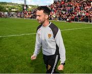 31 May 2025; Down manager Conor Laverty celebrates after the GAA Football All-Ireland Senior Championship Round 2 match between Down and Louth at Páirc Esler in Newry, Down. Photo by Daire Brennan/Sportsfile