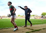 31 May 2025; Acting Mayo manager Stephen Rochford during the GAA Football All-Ireland Senior Championship Round 2 match between Tyrone and Mayo at O'Neills Healy Park in Omagh, Tyrone. Photo by Piaras Ó Mídheach/Sportsfile