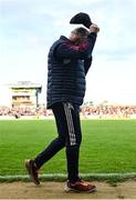 31 May 2025; Acting Mayo manager Stephen Rochford during the GAA Football All-Ireland Senior Championship Round 2 match between Tyrone and Mayo at O'Neills Healy Park in Omagh, Tyrone. Photo by Piaras Ó Mídheach/Sportsfile