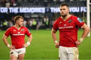 31 May 2025; Diarmuid Kilgallen of Munster looks on dejected after Hollywoodbets Sharks beat Munster in a kick-off to qualify for the semi-finals after their United Rugby Championship quarter-final match at Kings Park Stadium in Durban, South Africa ended in a 24-24 draw. Photo by Shaun Roy/Sportsfile