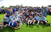 31 May 2025; Tipperary players, including the captain Sam O'Farrell, celebrate after the oneills.com GAA Hurling All-Ireland U20 Championship final match between Kilkenny and Tipperary at UPMC Nowlan Park in Kilkenny. Photo by Ray McManus/Sportsfile