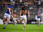 31 May 2025; Timmy Kelly of Kilkenny races clear of David Costigan of Tipperary during the oneills.com GAA Hurling All-Ireland U20 Championship final match between Kilkenny and Tipperary at UPMC Nowlan Park in Kilkenny. Photo by Ray McManus/Sportsfile