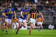 31 May 2025; Timmy Kelly of Kilkenny races clear of Tipperary players David Costigan, 12, and Conor Martin during the oneills.com GAA Hurling All-Ireland U20 Championship final match between Kilkenny and Tipperary at UPMC Nowlan Park in Kilkenny. Photo by Ray McManus/Sportsfile