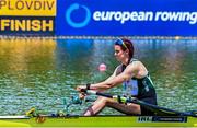 1 June 2025; Fiona Murtagh of Ireland in action during the Women’s Single Sculls A Final at the 2025 European Rowing Championships at Plovdiv Canoe and Rowing Centre in Plovdiv, Bulgaria. Photo by Nikola Krstic/Sportsfile