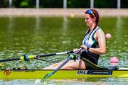 1 June 2025; Fiona Murtagh of Ireland in action during the Women’s Single Sculls A Final at the 2025 European Rowing Championships at Plovdiv Canoe and Rowing Centre in Plovdiv, Bulgaria. Photo by Nikola Krstic/Sportsfile