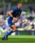 31 May 2025; Sam Prendergast of Leinster during the United Rugby Championship quarter-final match between Leinster and Scarlets at the Aviva Stadium in Dublin. Photo by Brendan Moran/Sportsfile