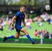 31 May 2025; Sam Prendergast of Leinster during the United Rugby Championship quarter-final match between Leinster and Scarlets at the Aviva Stadium in Dublin. Photo by Brendan Moran/Sportsfile