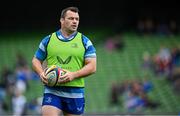 31 May 2025; Cian Healy of Leinster before the United Rugby Championship quarter-final match between Leinster and Scarlets at the Aviva Stadium in Dublin. Photo by Seb Daly/Sportsfile