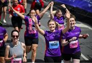 1 June 2025; Participants during the 2025 Vhi Women’s Mini Marathon. More than 28,500 women from all over the country took to the streets of Dublin to run, walk and jog the 10km route, raising much needed funds for hundreds of charities. For further information please log on to www.vhiwomensminimarathon.ie Photo by David Fitzgerald/Sportsfile Photo by David Fitzgerald/Sportsfile