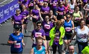 1 June 2025; Participants during the 2025 Vhi Women’s Mini Marathon. More than 28,500 women from all over the country took to the streets of Dublin to run, walk and jog the 10km route, raising much needed funds for hundreds of charities. For further information please log on to www.vhiwomensminimarathon.ie Photo by David Fitzgerald/Sportsfile Photo by David Fitzgerald/Sportsfile