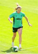 1 June 2025; Kyra Carusa during a Republic of Ireland women's training session at Turner's Cross in Cork. Photo by Stephen McCarthy/Sportsfile
