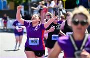 1 June 2025; Participants after the 2025 Vhi Women’s Mini Marathon. More than 28,500 women from all over the country took to the streets of Dublin to run, walk and jog the 10km route, raising much needed funds for hundreds of charities. For further information please log on to www.vhiwomensminimarathon.ie Photo by David Fitzgerald/Sportsfile
