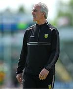 1 June 2025; Donegal manager Jim McGuinness before the GAA Football All-Ireland Senior Championship Round 2 match between Cavan and Donegal at Kingspan Breffni in Cavan. Photo by Brendan Moran/Sportsfile