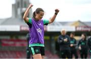 1 June 2025; Tyler Toland during a Republic of Ireland women's training session at Turner's Cross in Cork. Photo by Stephen McCarthy/Sportsfile