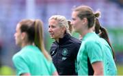 1 June 2025; Head coach Carla Ward during a Republic of Ireland women's training session at Turner's Cross in Cork. Photo by Stephen McCarthy/Sportsfile