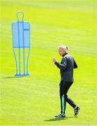 1 June 2025; Head coach Carla Ward during a Republic of Ireland women's training session at Turner's Cross in Cork. Photo by Stephen McCarthy/Sportsfile