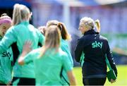 1 June 2025; Head coach Carla Ward during a Republic of Ireland women's training session at Turner's Cross in Cork. Photo by Stephen McCarthy/Sportsfile