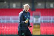 1 June 2025; Head coach Carla Ward during a Republic of Ireland women's training session at Turner's Cross in Cork. Photo by Stephen McCarthy/Sportsfile