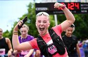 1 June 2025; Participants after the 2025 Vhi Women’s Mini Marathon. More than 28,500 women from all over the country took to the streets of Dublin to run, walk and jog the 10km route, raising much needed funds for hundreds of charities. For further information please log on to www.vhiwomensminimarathon.ie Photo by Seb Daly/Sportsfile
