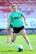 1 June 2025; Kyra Carusa during a Republic of Ireland women's training session at Turner's Cross in Cork. Photo by Stephen McCarthy/Sportsfile