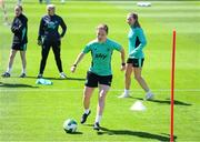 1 June 2025; Emily Murphy during a Republic of Ireland women's training session at Turner's Cross in Cork. Photo by Stephen McCarthy/Sportsfile