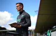 1 June 2025; STATSports analyst Ronan Molloy during a Republic of Ireland women's training session at Turner's Cross in Cork. Photo by Stephen McCarthy/Sportsfile