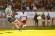 31 May 2025; Mayo goalkeeper Colm Reape takes a kick-out during the GAA Football All-Ireland Senior Championship Round 2 match between Tyrone and Mayo at O'Neills Healy Park in Omagh, Tyrone. Photo by Piaras Ó Mídheach/Sportsfile