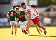 31 May 2025; Michael McKernan of Tyrone during the GAA Football All-Ireland Senior Championship Round 2 match between Tyrone and Mayo at O'Neills Healy Park in Omagh, Tyrone. Photo by Piaras Ó Mídheach/Sportsfile