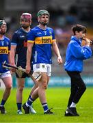 31 May 2025; Tipperary captain Sam O'Farrell during the parade before the oneills.com GAA Hurling All-Ireland U20 Championship final match between Kilkenny and Tipperary at UPMC Nowlan Park in Kilkenny. Photo by Ray McManus/Sportsfile