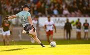 31 May 2025; Mayo goalkeeper Colm Reape takes a kick-out during the GAA Football All-Ireland Senior Championship Round 2 match between Tyrone and Mayo at O'Neills Healy Park in Omagh, Tyrone. Photo by Piaras Ó Mídheach/Sportsfile