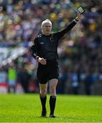1 June 2025; Referee Fergal Kelly during the GAA Football All-Ireland Senior Championship Round 2 match between Cavan and Donegal at Kingspan Breffni in Cavan. Photo by Brendan Moran/Sportsfile