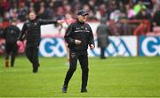 1 June 2025; Derry manager Paddy Tally before the GAA Football All-Ireland Senior Championship Round 2 match between Derry and Galway at Celtic Park in Derry. Photo by Piaras Ó Mídheach/Sportsfile