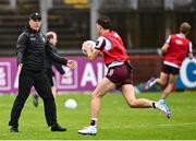 1 June 2025; Galway manager Pádraic Joyce before the GAA Football All-Ireland Senior Championship Round 2 match between Derry and Galway at Celtic Park in Derry. Photo by Piaras Ó Mídheach/Sportsfile