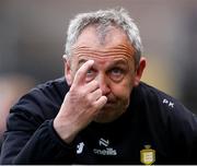 1 June 2025; Clare manager Peter Keane during the GAA Football All-Ireland Senior Championship Round 2 match between Monaghan and Clare at St Tiernach’s Park in Clones, Monaghan. Photo by Michael P Ryan/Sportsfile
