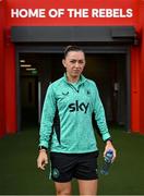 2 June 2025; Katie McCabe before a Republic of Ireland women's media conference at Páirc Uí Chaoimh in Cork. Photo by Stephen McCarthy/Sportsfile