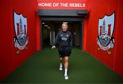 2 June 2025; Head coach Carla Ward before a Republic of Ireland women's media conference at Páirc Uí Chaoimh in Cork. Photo by Stephen McCarthy/Sportsfile