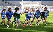 2 June 2025; Action from Monaghan Harps of Monaghan v Eadestown of Kildare during the 2025 LGFA Under 10 Go Games Festival Day at Croke Park in Dublin. Photo by Piaras Ó Mídheach/Sportsfile