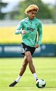 2 June 2025; John Joe Patrick Finn during a Republic of Ireland training session at the FAI National Training Centre in Abbotstown, Dublin. Photo by Seb Daly/Sportsfile