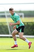 2 June 2025; Josh Honohan during a Republic of Ireland training session at the FAI National Training Centre in Abbotstown, Dublin. Photo by Seb Daly/Sportsfile