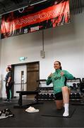 2 June 2025; Tyler Toland during a Republic of Ireland women's training session at Páirc Uí Chaoimh in Cork. Photo by Stephen McCarthy/Sportsfile