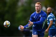 2 June 2025; Ciarán Frawley during a Leinster Rugby squad training session at UCD in Dublin. Photo by Shauna Clinton/Sportsfile